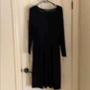 Black sweater dress by Jones New York Signature